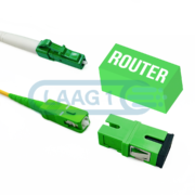 LC APC SC APC OS2 simplex Glasvezel Patchkabel Geschikt voor Fritz Box glasvezel patchkabel