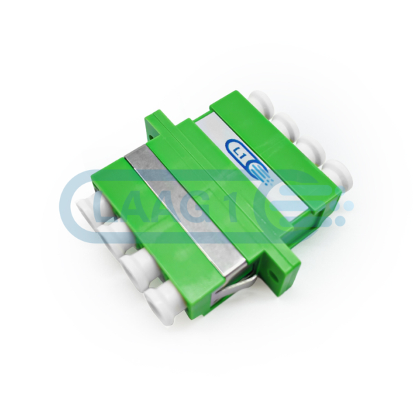 Quad LCAPC connector koppelblokje